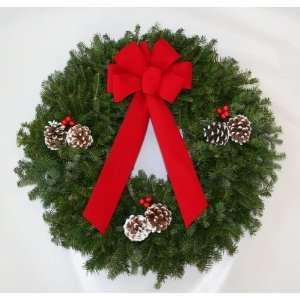  Balsam Christmas Wreath 24 Inch: Home & Kitchen