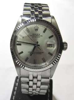 Rolex Oyster Perpetual Datejust 1601, White Gold Bezel  