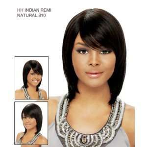   Wig 100% Indian Remi Human Hair Wig Natural 810 Color 1b Beauty