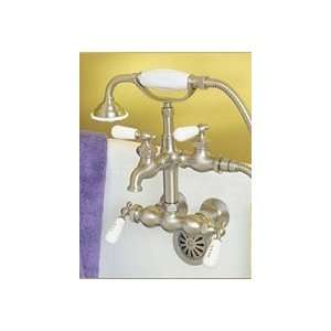   Tub Wall Mount Faucet 413W 400 20N Polished Nickel: Home Improvement
