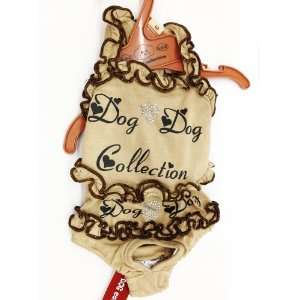  Cute Brown Color Pet Dog Clothing. Size Available in Small 
