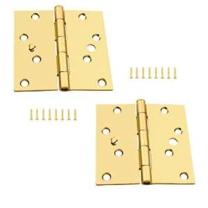  Stanley 821 520 4 Inch Square Corner Door Hinges Satin 