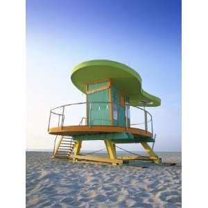  Lifeguard Hut in Art Deco Style, South Beach, Miami Beach, Miami 