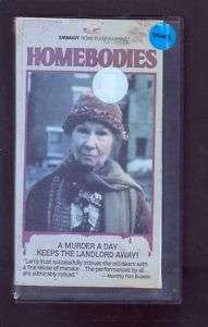 HOMEBODIES Ian Wolfe killer old people 1974 RARE VHS  