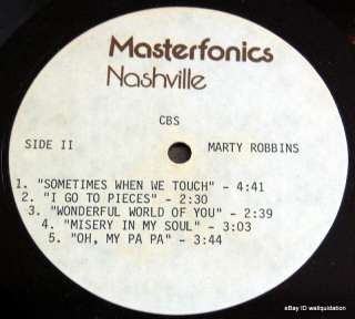 Marty Robbins Ultra Rare Acetate Unreleased Tracks 1793