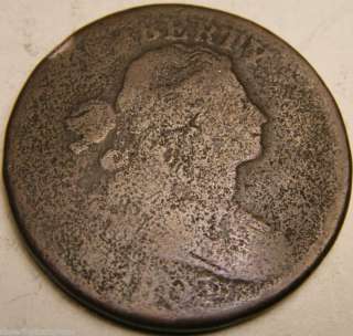 1803 DRAPED BUST LARGE CENT KM 22 G SMALL SMALL GOOD  