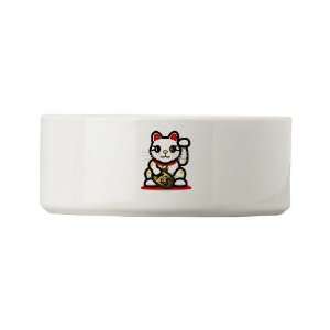  lucky cat Maneki neko Small Pet Bowl by CafePress: Pet 