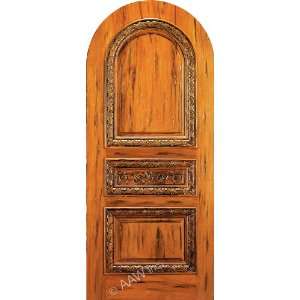 RA 470 36x96 (3 0x8 0) Arched Top Solid Wood Door with Raised 