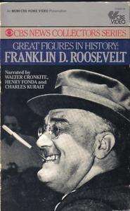 VHS GREAT FIGURES IN HISTORY FRANKLIN D. ROOSEVELT#  