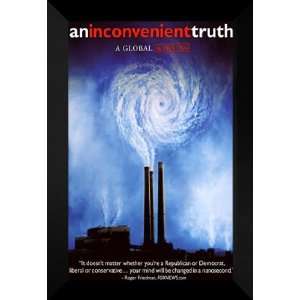  An Inconvenient Truth 27x40 FRAMED Movie Poster   C