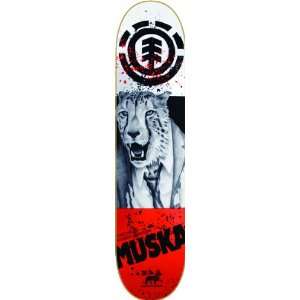 Element Muska Animalism Ii Featherlight Skateboard Deck (8 