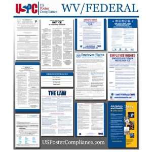  West Virginia WV and Federal all in one Labor Law Poster 