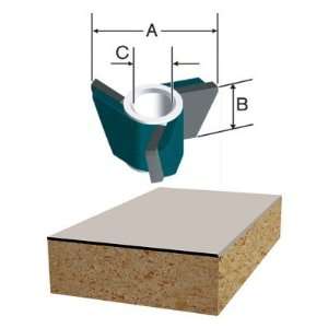  Bosch 85512M 45 Degree Bevel Replacement Cutter 1/4 Inch 