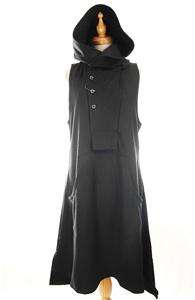 NWT AUTH Made in Japan Yohji Yamamoto Ys Hooded Wool Long Dress 1 