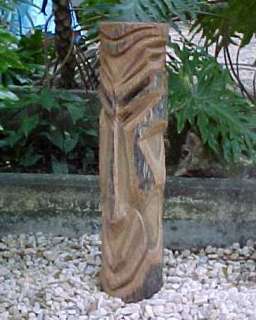 ft. Carved Wood TIKI STATUE #26 Alien Polynesian Art  