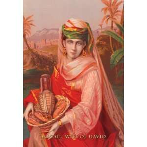    Abigail Wife of David 12x18 Giclee on canvas