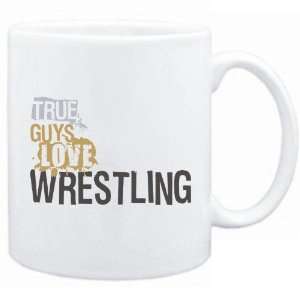  New  True Guys Love Wrestling  Mug Sports: Home 