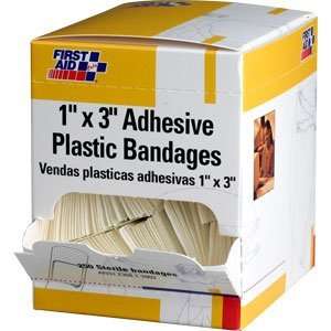    1 x 3 Adhesive Bandage, Plastic 500/box
