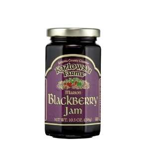 Kozlowski Farms Jam, Blackberry, 10.5 Ounce  Grocery 