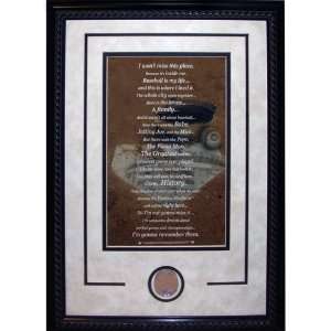  Yogi Berra Unsigned Plaque