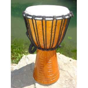  16X9 African Symbol Djembe Drum: Musical Instruments