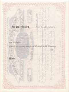 1800s Winterport Maine Copper Mining Stock Certificate  