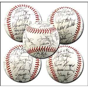  1986 Oakland Athletics Team Autographed Oakland As Baseball 