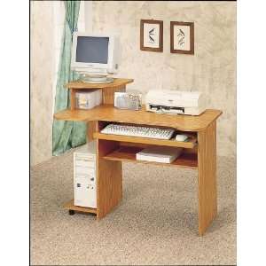  Computer Desk Station by Coaster   Oak (4366): Home 