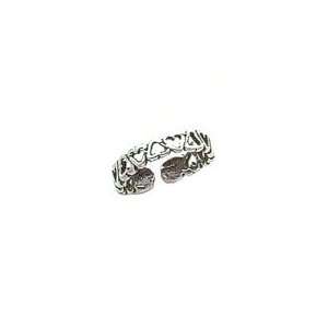  Toe Ring Heart   Sterling Silver (also item 9504): Jewelry