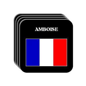 France   AMBOISE Set of 4 Mini Mousepad Coasters