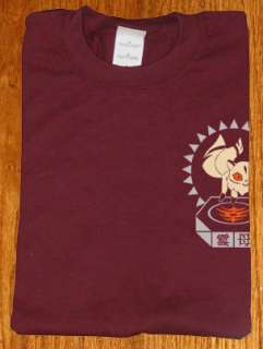 Cute Kirara Inuyasha Inu yasha Maroon shirt w/symbol zs  