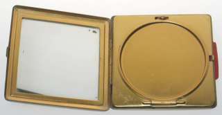 VINTAGE YARDLEY VILLAGERS MAKE UP POWDER COMPACT  