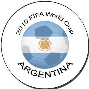  Argentina Flag World Cup South Africa 2010 FIFA Button Pin 