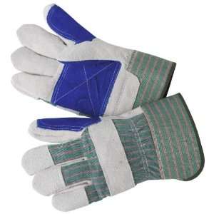   Work Gloves By Maxam® Solid Genuine Leather Reinforced Work Gloves