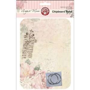  August Moon Chipboard Book 8 Sheets & 2 Rings