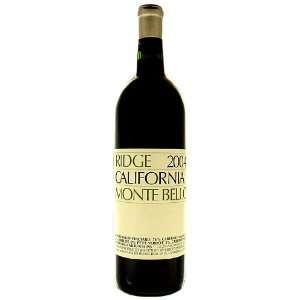  2004 Ridge Vineyards Monte Bello Santa Cruz Mountains Cabernet 