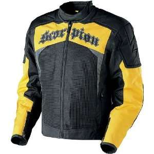  Scorpion Hat Trick Black/Yellow Mesh and Fabric Motorcycle 