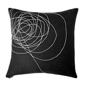 Bholu Dharti Pillow Charcoal/Cream 