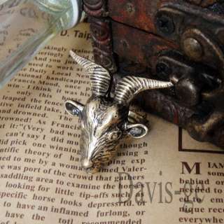 Vintage Jewelry Goats head ring size 7  