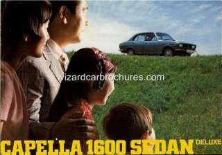 1971 MAZDA CAPELLA 1600 SEDAN DELUXE CAR SALES BROCHURE  