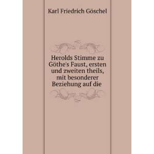   mit besonderer Beziehung auf die .: Karl Friedrich GÃ¶schel: Books
