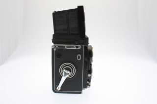 Rolleiflex T TLR with Tessar 75mm f/3.5 Type 2, Model 3, Top Emblem 