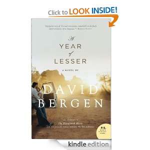 Year of Lesser David Bergen  Kindle Store