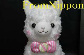 JAPAN AlPacasso Arpakasso Alpaca Large Plush Doll Cotton Candy White 