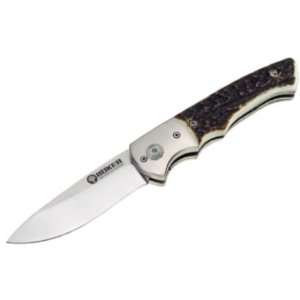  Boker Knives 171 Titan Hunter Linerlock Knife with Genuine 