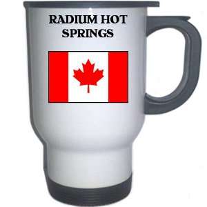  Canada   RADIUM HOT SPRINGS White Stainless Steel Mug 