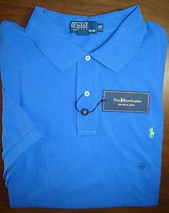 NWT $79 Ralph Lauren Polo Shirt Mens Size 2XLT 3X 3XL 3XLT 4X 4XL Mesh 