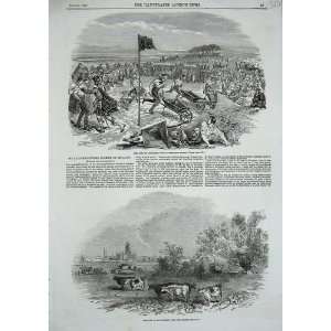   1853 Camp Chobham Sutherland Games Gloucester Castle