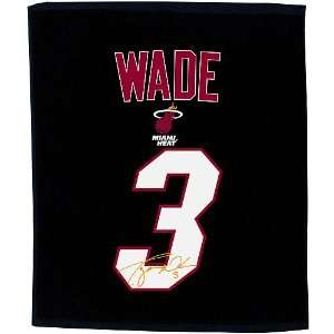 com Pro Towel Sports Miami Heat Dwyane Wade 15X18 Player Jersey Rally 