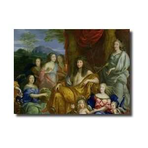  The Family Of Louis Xiv 16381715 1670 Giclee Print